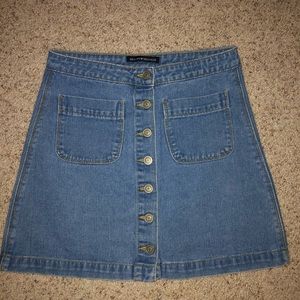 Denim skirt